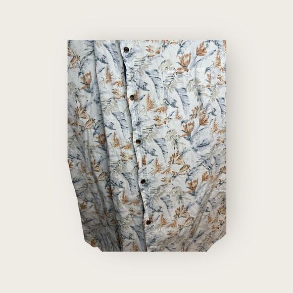 7 Diamonds Men’s Floral Summer Polo Button Down Size 2XL - Picture 3 of 7